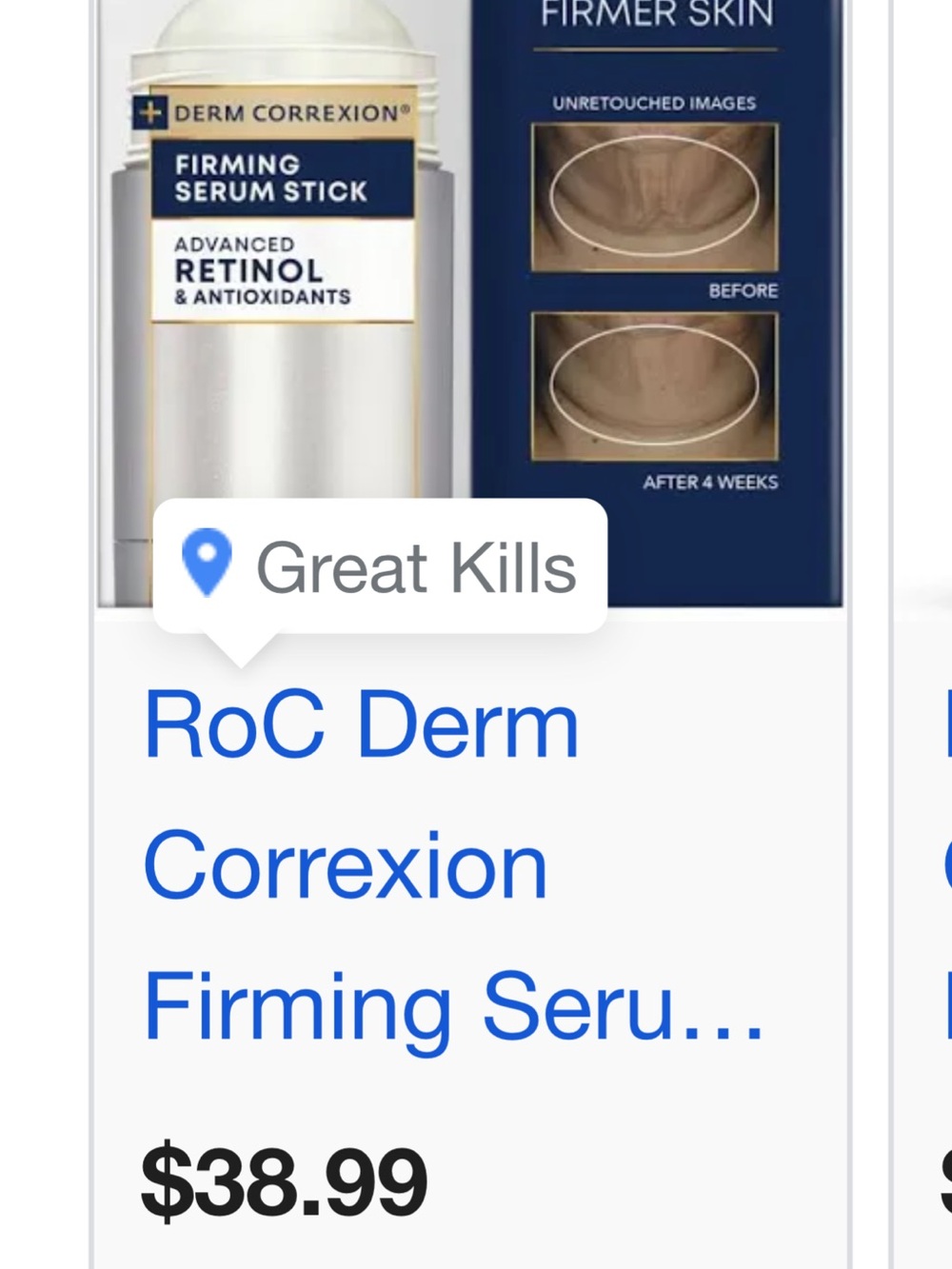 Derm Correxion Firming Serum Stick - Advanced Retinol, White